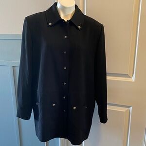 St. John Midnight Black Coat